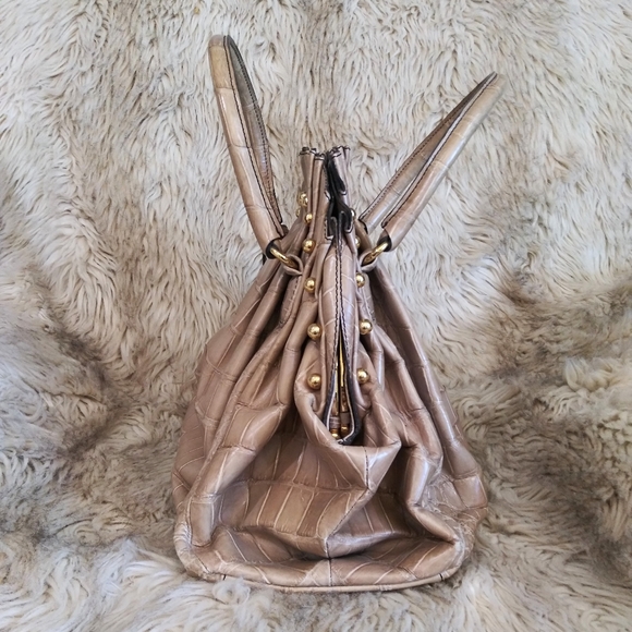 Valentino Crocodile Tan Bag - Picture 4 of 11
